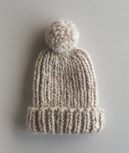 Load image into Gallery viewer, Snow Day Hat with pom pom