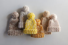 Load image into Gallery viewer, Snow Day Hat with pom pom